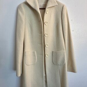Promod Cream Trench Coat with Classic Tailored Design
